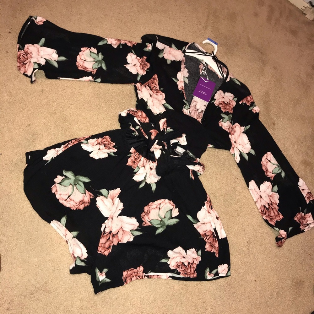 Runway Seven Floral Romper